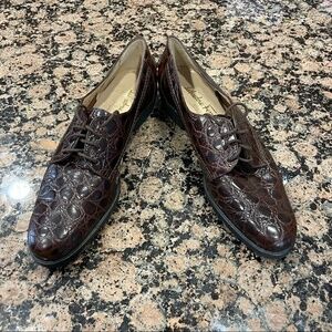 Salvatore Ferragamo Narrow Leather Shoes